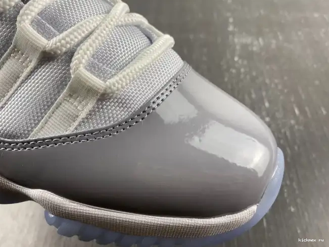Rep Kickmax Cement AV2187-140 11 Low Jordan Air Grey 0404